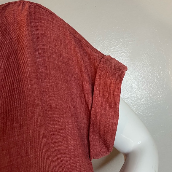 Max Studio Rust  Button-Front Maxi Dress - Picture 4 of 6